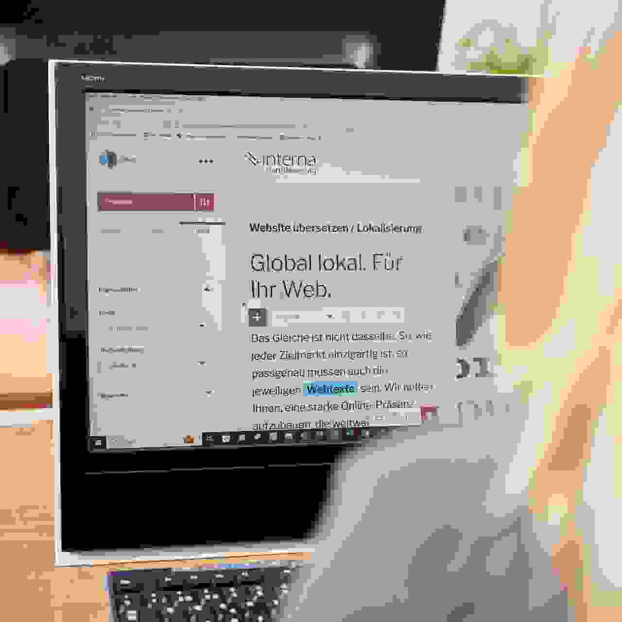 Website übersetzen / Lokalisierung